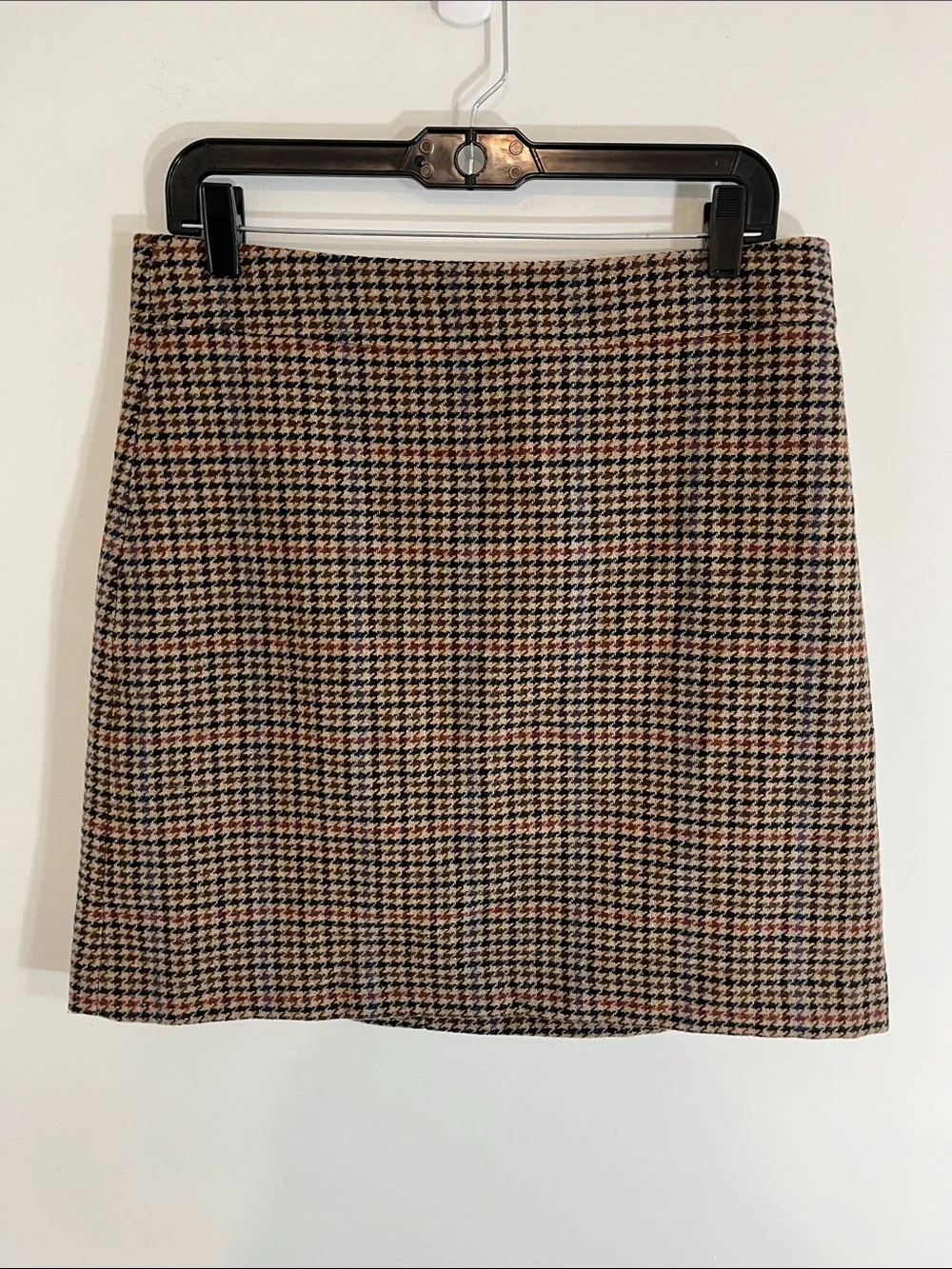 J Crew houndstooth skirt size 10